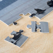 Citaat van Galileo: Je kunt een man niets leren Legpuzzel (Zijkant)