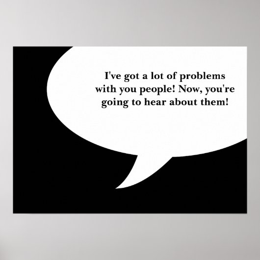 citaat van grievances festivus poster (Voorkant)