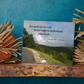 Citaat van Henry David Thoreau over begrip. Fotoplaat (Zijkant)