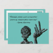 citaat van james baldwin briefkaart (Voorkant / Achterkant)