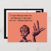 citaat van james baldwin briefkaart (Voorkant / Achterkant)