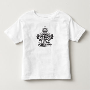 Citaat van koningin van de speelplaats kinder shirts