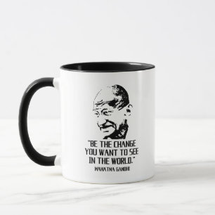 Citaat van Mahatma Gandhi Mok