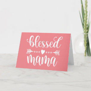 Citaat van Moederdag van Gezegelde mama  Wenskaart Kaart