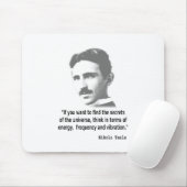 Citaat van Nikola Tesla Muismat (Met muis)