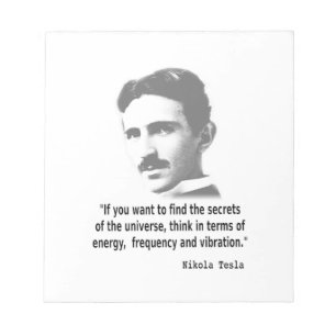 Citaat van Nikola Tesla Notitieblok