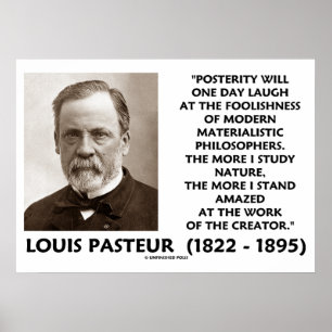 Citaat van Pasteur van de Filosofen van het Poster