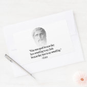 Citaat van Plato Rechthoekige Sticker (Envelop)