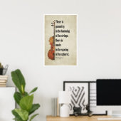 Citaat van Pythagoras Poster (Thuiskantoor)