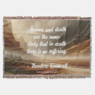 Citaat van Teddy Roosevelt - Afwezigheid van een g Deken