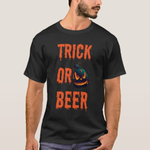 Citaat van Trick of Beer Halloween T-shirt
