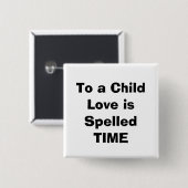 citaat vierkante button 5,1 cm (Voorkant /achterkant)