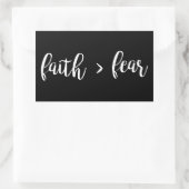 Citaat VII Rechthoekige Sticker (Tas)