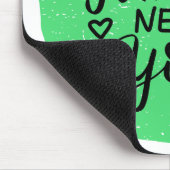 Citaat voor groen muismat (Hoek)