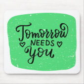 Citaat voor groen muismat (Voorkant)