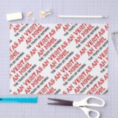 Citaat voor Latijnse waarheid Tissuepapier (Craft)