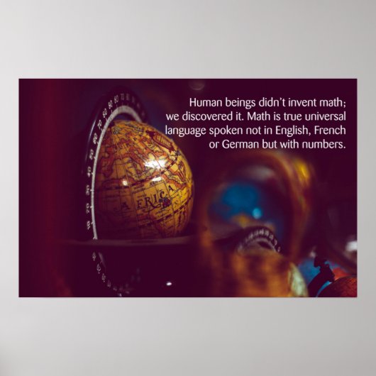 Citaat - Wiskunde Posters (Voorkant)