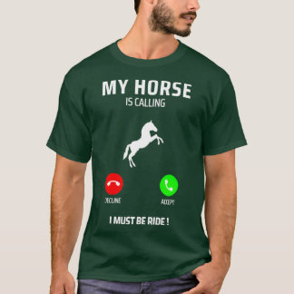 citaatpaard voor grappige paardenraces t-shirt