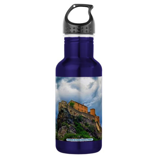 Citadelle de Corte, Corsica, Frankrijk Waterfles (Voorkant)