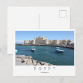 Citadelle de Qaitbay, Alexandrie, Egypte Carte pos (Devant / Derrière)