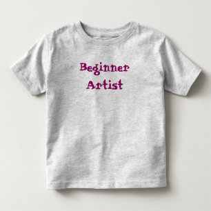 Citat voor beginnende kunstenaar kinder shirts