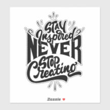 Citaten Custom-Cut Vinyl Sticker