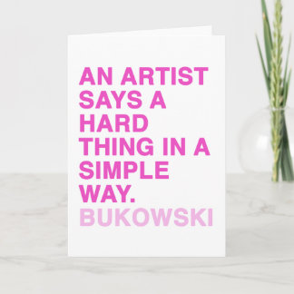 Citaten door Charles Bukowski Kaart