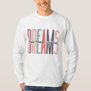 Citaten Motivatie een palet van inspirerende kleur T-shirt