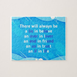 citaten over liefde , leven en vriendschap legpuzzel