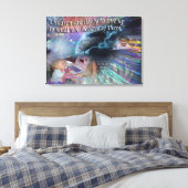 Citaten over onze kinderen canvas afdruk (Insitu (Slaapkamer))