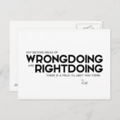 Citaten: Rumi: Onrecht doen en onrecht doen Briefkaart (Voorkant / Achterkant)