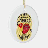 CITATEN SARCASME KERAMISCH ORNAMENT (Rechts)