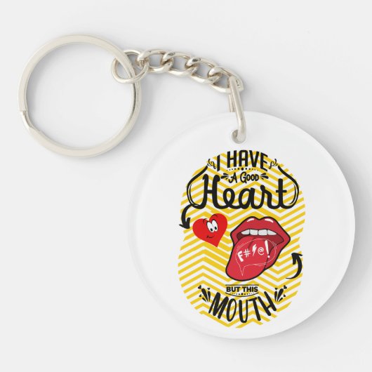 CITATEN SARCASME SLEUTELHANGER (Voorkant)