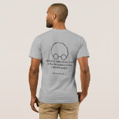 Citaten van een Wise Leader, "Niets.." B T-shirt (Achterkant volledig)