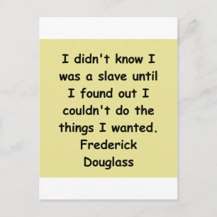 citaten van frederick douglass briefkaart