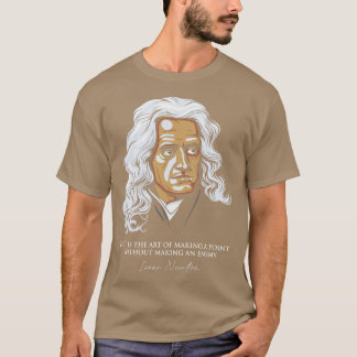 Citaten van Isaac Newton T-shirt