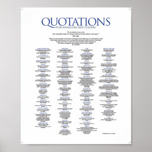 Citaten voor managers en leiders poster