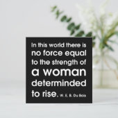 Citaten voor vrouwen ~ Motivatie Kaart (Staand voorkant)