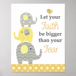 Citatie muurkunst voor kinderkamers en babyslaapka poster