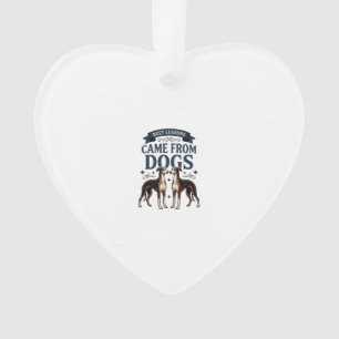 Citation Amoureux de Chien Gravure Vintage Typogra