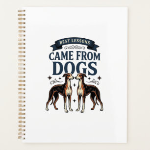 Citation Amoureux de Chien Gravure Vintage Typogra