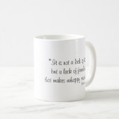 Citation avec la tasse de "amour" de message (Devant droit)