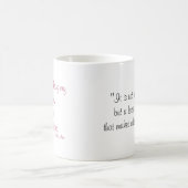 Citation avec la tasse de "amour" de message (Centre)