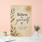 Citation Botanique Beige Positive (Mariage)