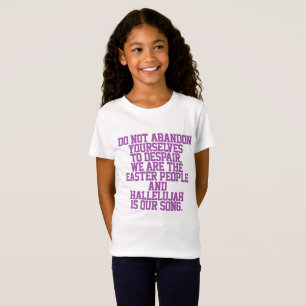 Citation catholique T-shirt   Cadeau Baptême