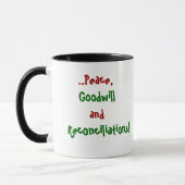 Citation célèbre de Noël du comptable Mug (Gauche)