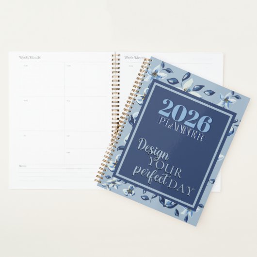 Citation "Concevez votre journée parfaite" à fleur (Devant avec enveloppe)