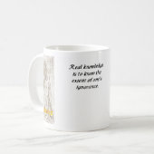 Citation Confucius 13 - mug de connaissances (Devant gauche)