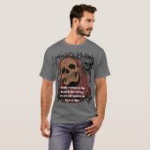 Citation crâne vintage - T-shirt (Devant entier)