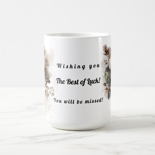 Citation d'adieu Mug cadeau (Centre)